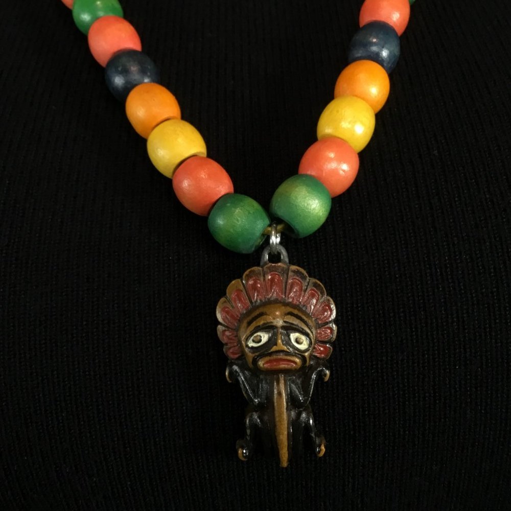 Wooden Beads Necklace